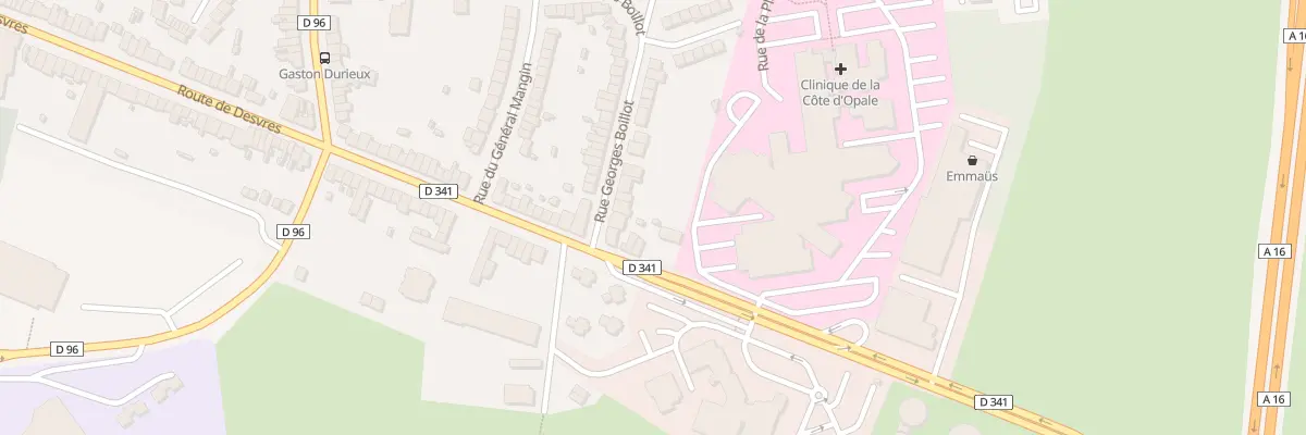 Plan du 55 Rue Georges Boillot à Saint-Martin-Boulogne