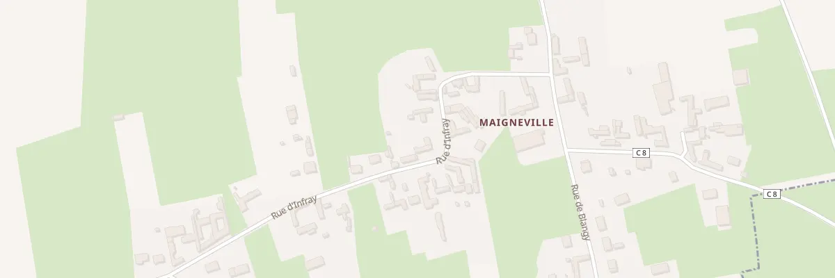 Plan du 8 Rue d’Infray à Frettemeule