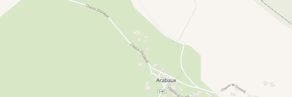 Plan du 29 Arabaux et Andrious à Arabaux