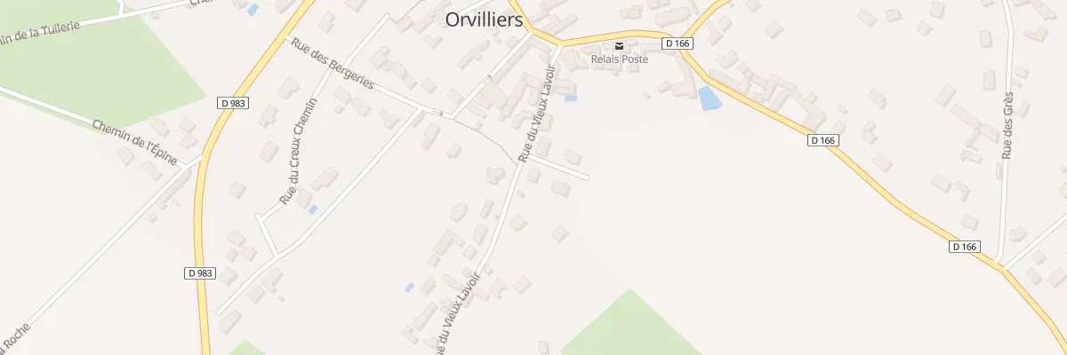 Plan du 7 Rue du Vieux Lavoir à Orvilliers