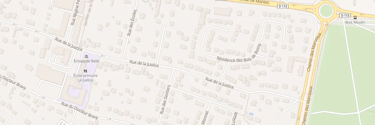 Plan du 39 Rue de la Justice à Rosny-sur-Seine