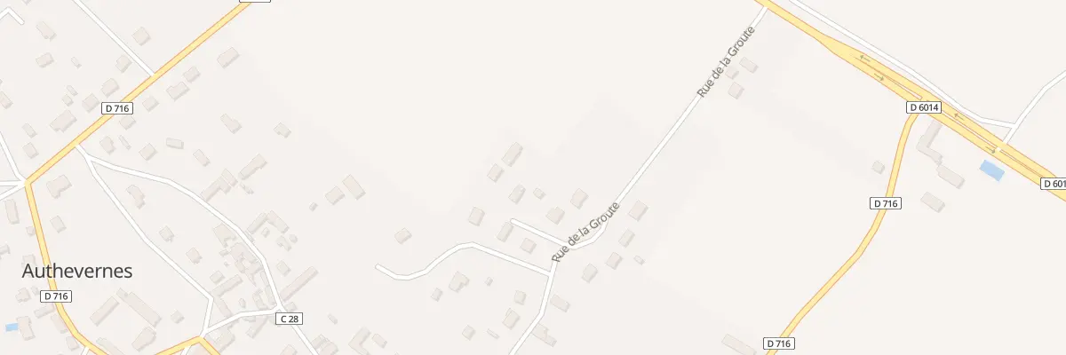 Plan du 21 Rue de la Groute à Authevernes