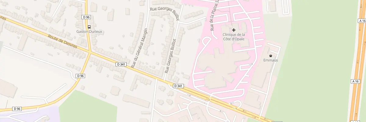Plan du 45 Rue Georges Boillot à Saint-Martin-Boulogne