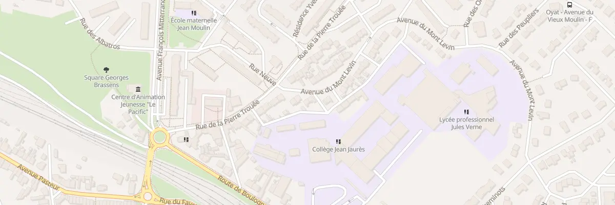 Plan du 6 Av du Mont Levin à Étaples