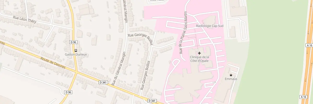 Plan du 25 Rue Georges Boillot à Saint-Martin-Boulogne