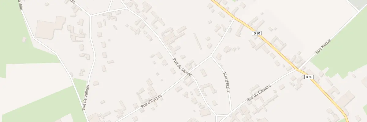 Plan du 15 Rue du Mesnil à Franleu