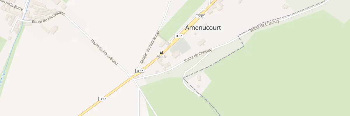 Plan du 4 Rte de Saint Leger à Amenucourt