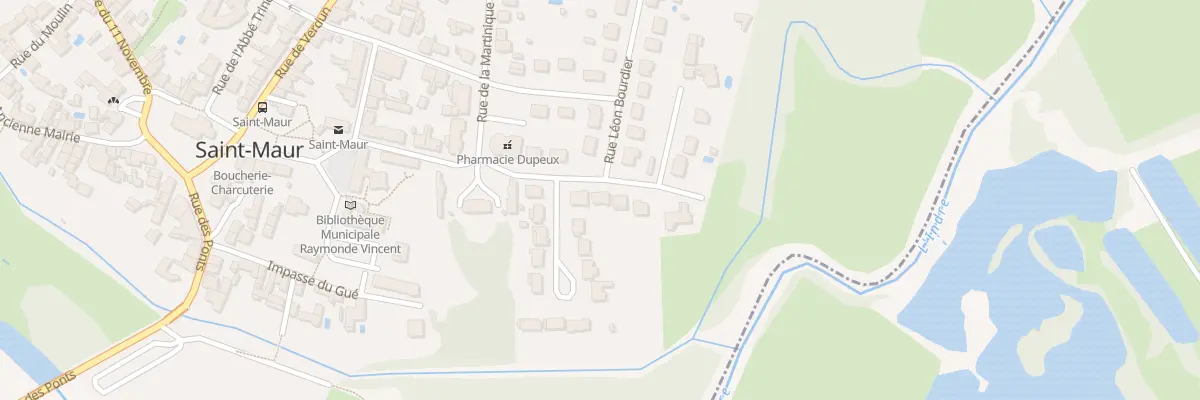Plan du 10 Rue du Gué de la Chapelle à Saint-Maur