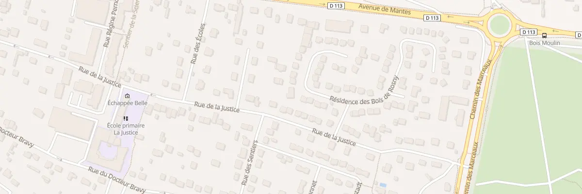 Plan du 26 Rue des Bois de Rosny à Rosny-sur-Seine