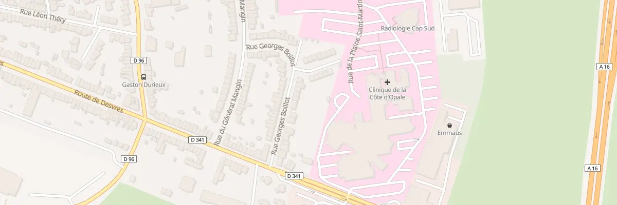 Plan du 33 Rue Georges Boillot à Saint-Martin-Boulogne
