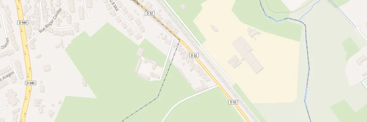 Plan du 10 Rue Huret Lagache à Condette