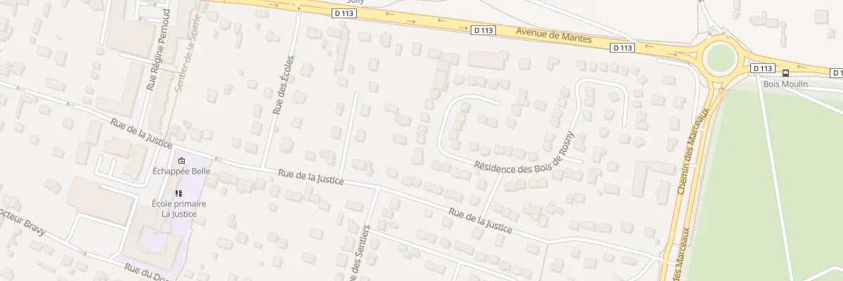 Plan du 24 Rue des Bois de Rosny à Rosny-sur-Seine