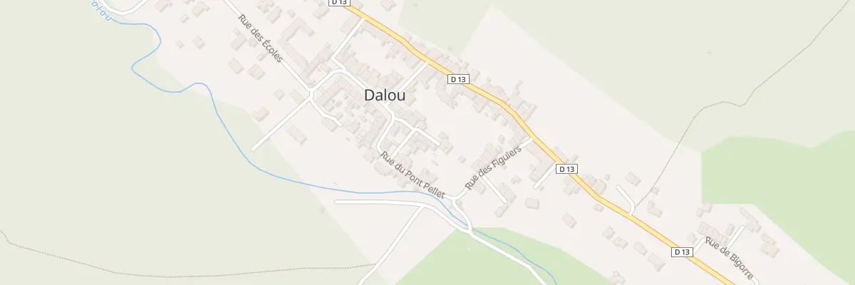 Plan du 10 Imp du Cantou à Dalou