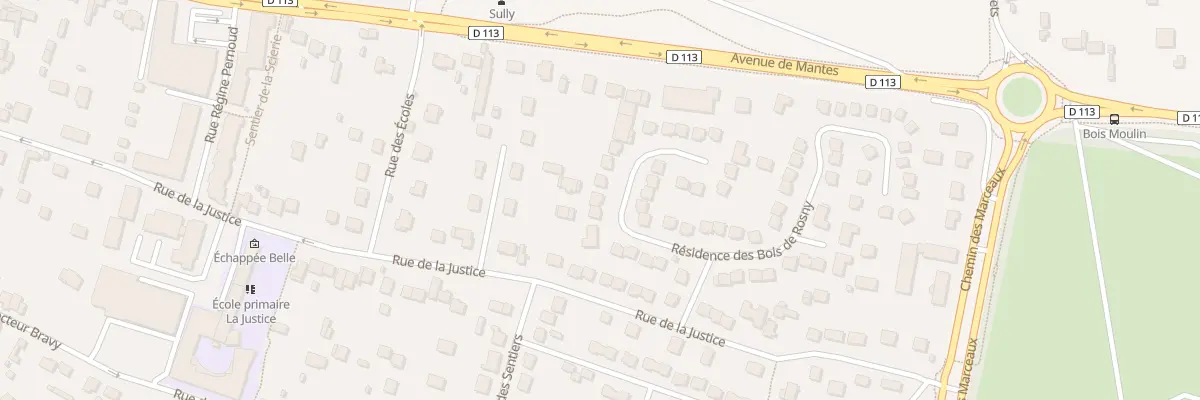 Plan du 22 Rue des Bois de Rosny à Rosny-sur-Seine