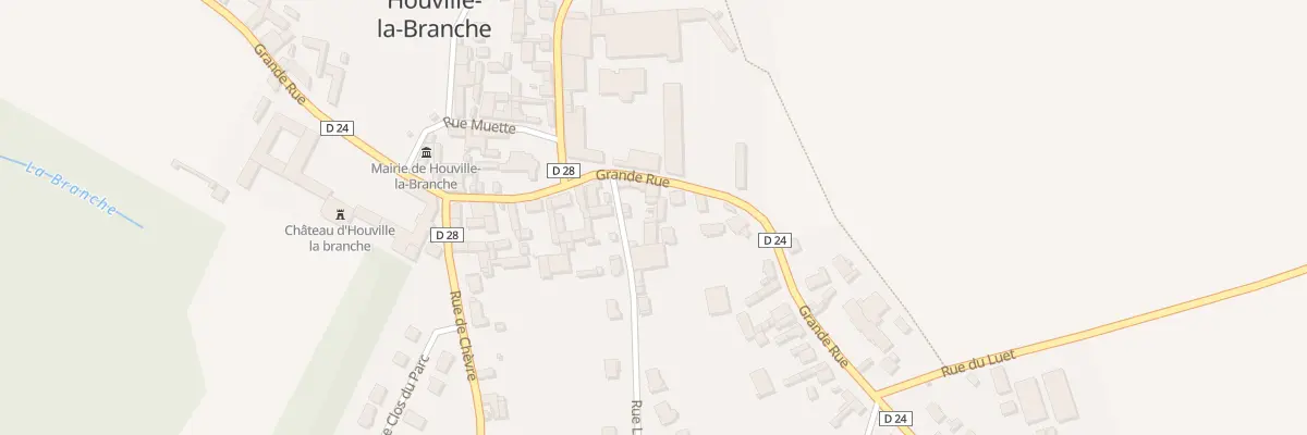 Plan du 3 Rue Labiche à Houville-la-Branche