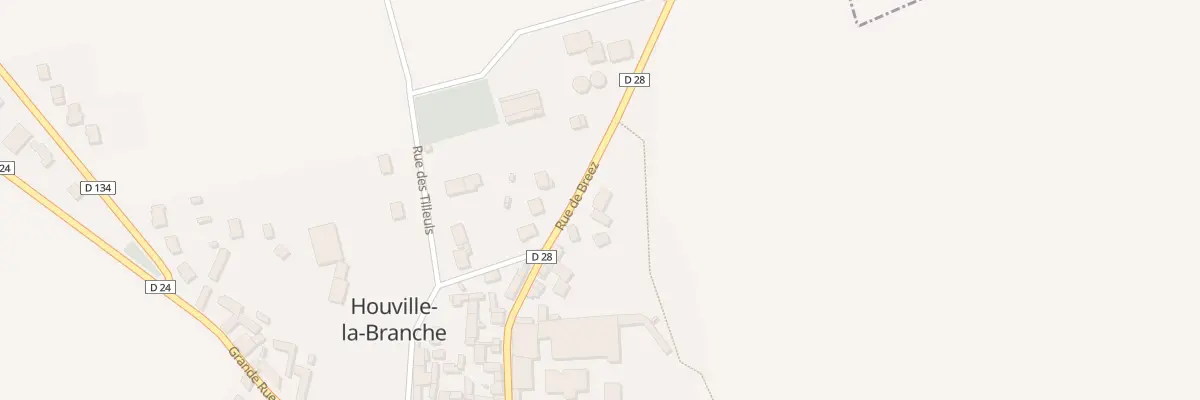 Plan du 16 Rue de Breez à Houville-la-Branche