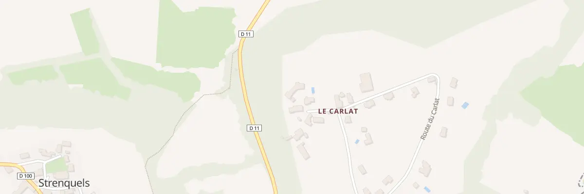 Plan du 5004 Le Carla à Strenquels