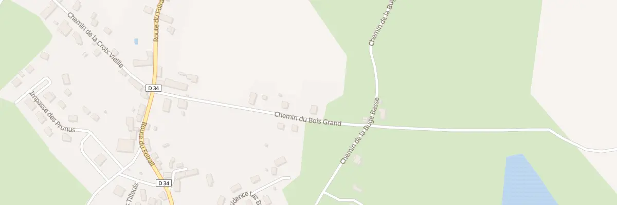 Plan du 9 Chem du Bois Grand à Lagraulière