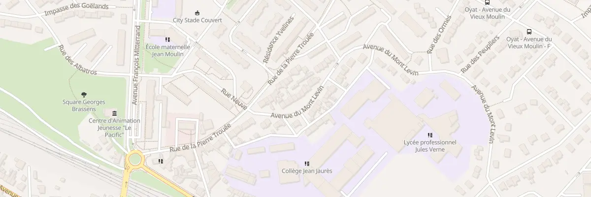 Plan du 7 Av du Mont Levin à Étaples
