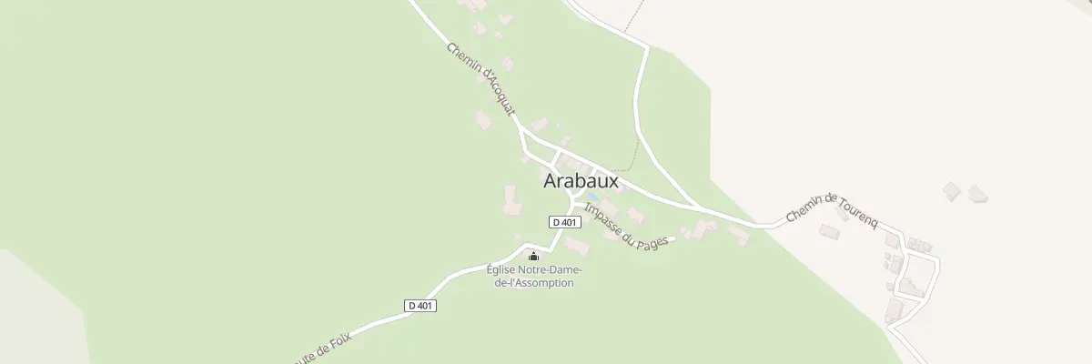 Plan du 13 Arabaux et Andrious à Arabaux