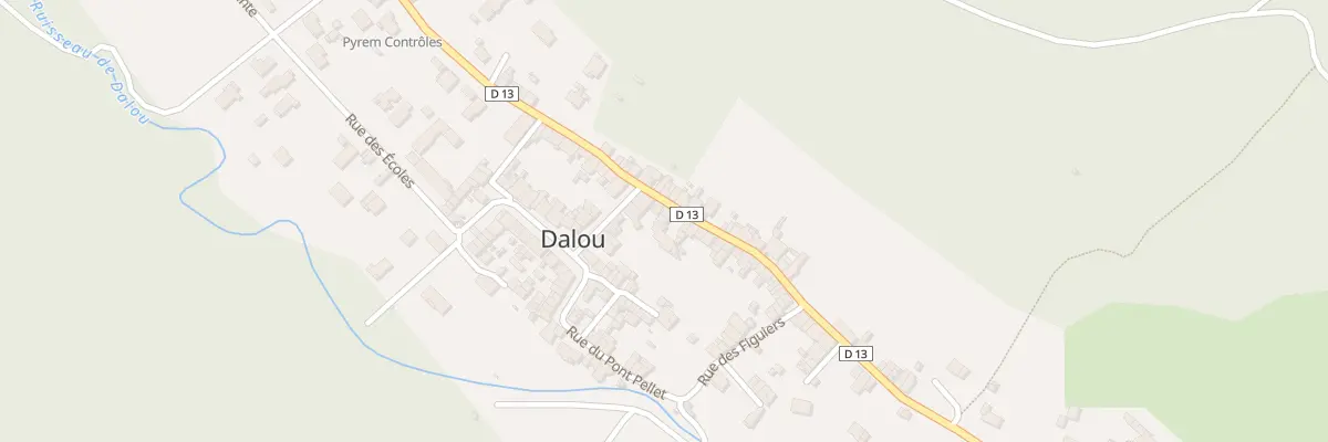 Plan du 46 Le Village à Dalou