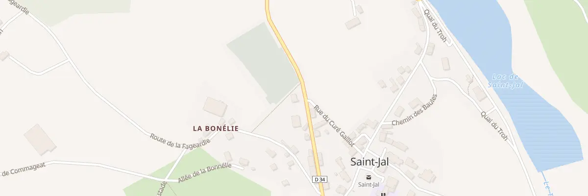 Plan du 13 Rte des Moulins à Saint-Jal