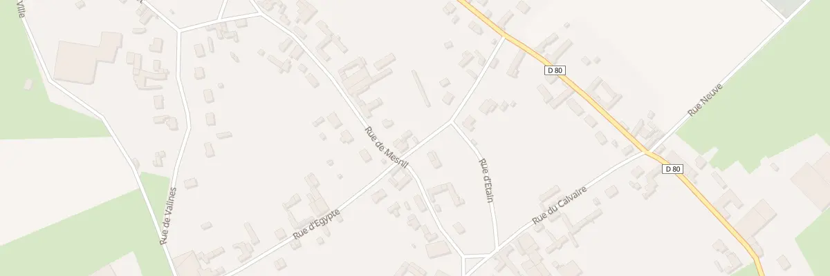 Plan du 17 Rue du Mesnil à Franleu