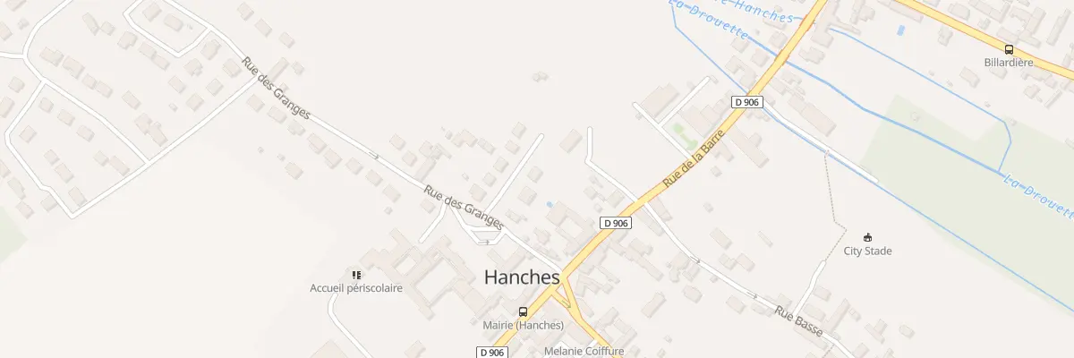 Plan du 6 Imp des Granges à Hanches