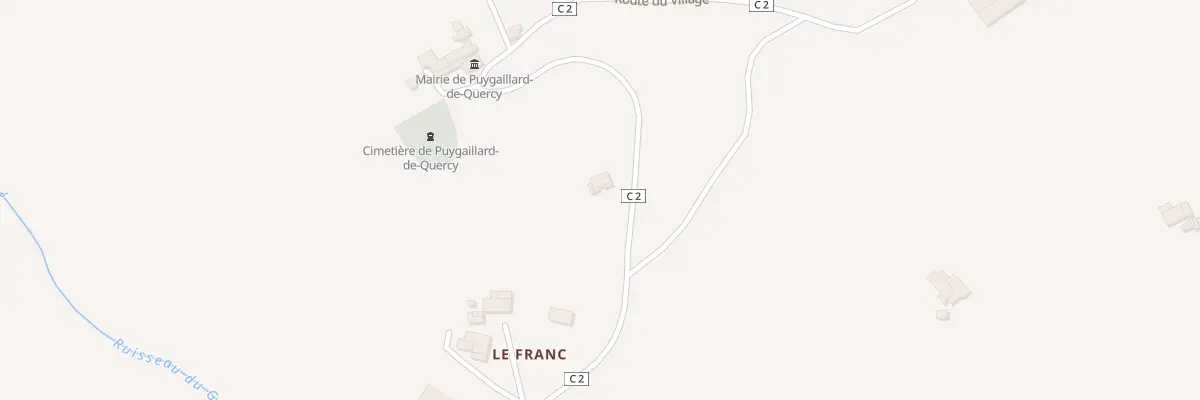 Plan du 1140 Rte du Village à Puygaillard-de-Quercy