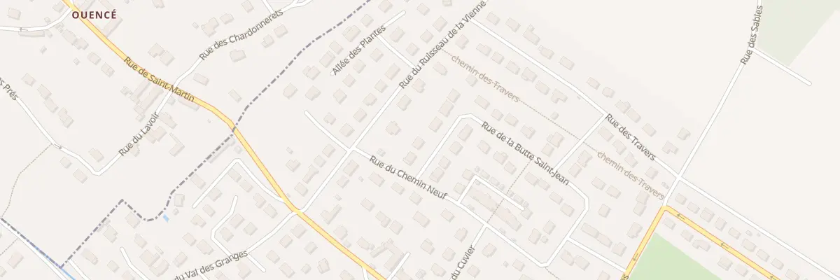 Plan du 24 Rue de la Butte Saint Jean à Hanches
