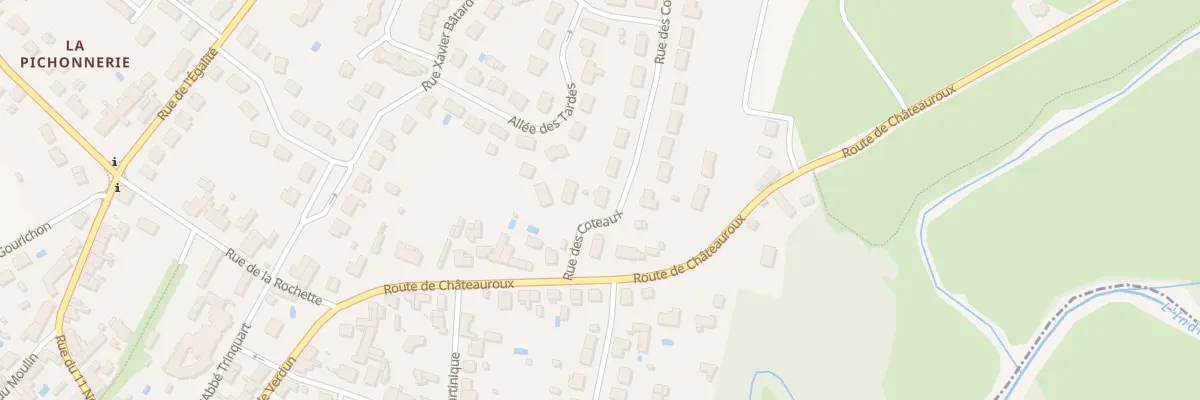 Plan du 1 Rue des Côteaux à Saint-Maur