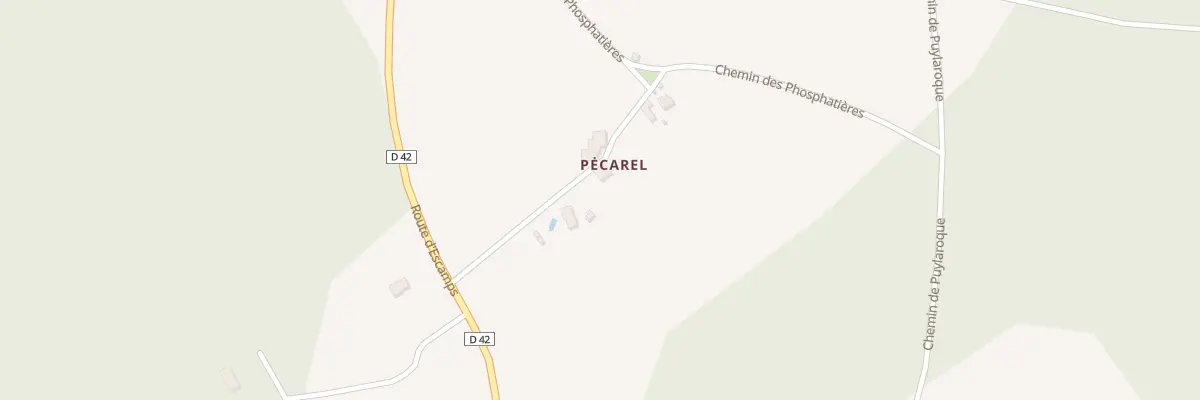Plan du 6156 Mas de Vinagrou Sud à Concots