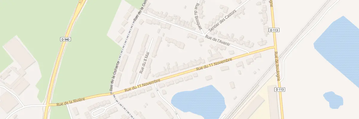 Plan du 21 Rue du Onze Novembre à Nesles