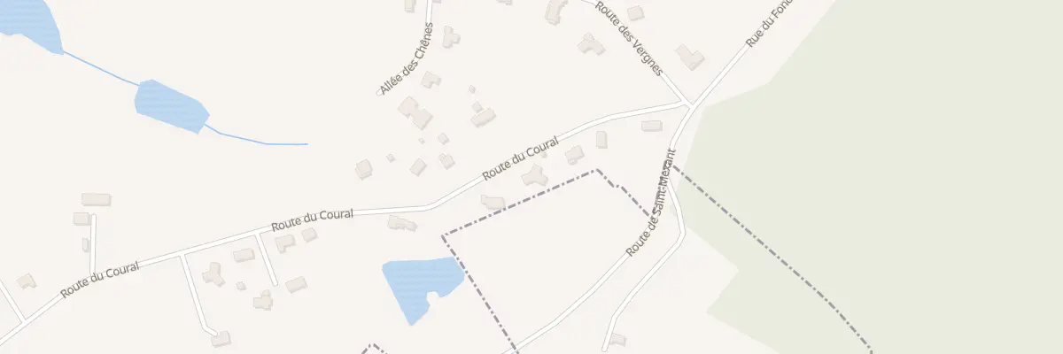 Plan du 163 Rte du Coural à Saint-Mexant