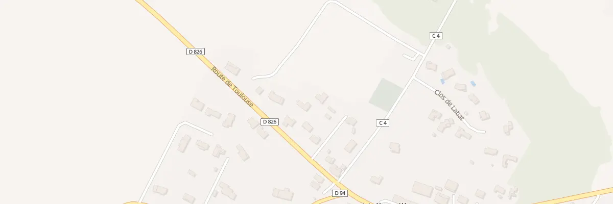 Plan du 248B Rte de Toulouse à Vallesvilles
