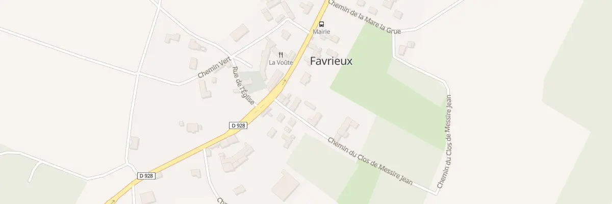 Plan du 5 Che du Clos Messire Jean à Favrieux