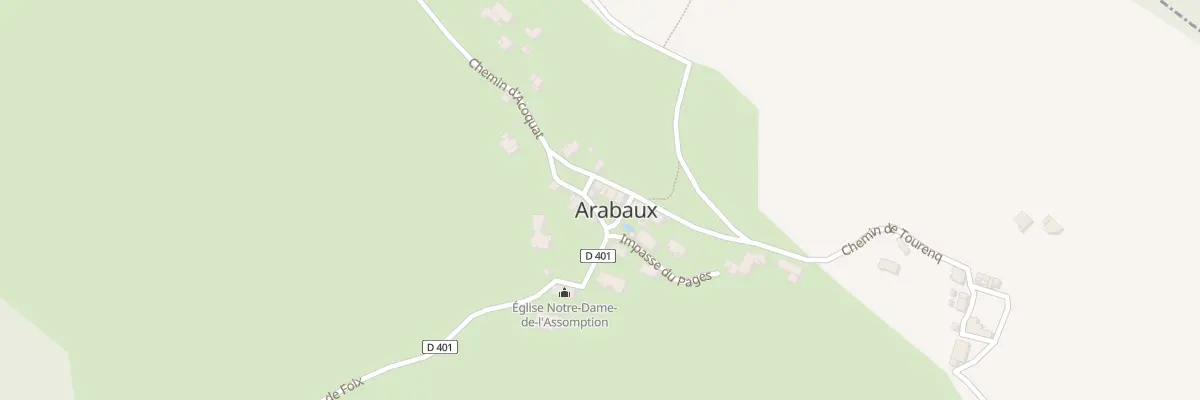 Plan du 16 Arabaux et Andrious à Arabaux