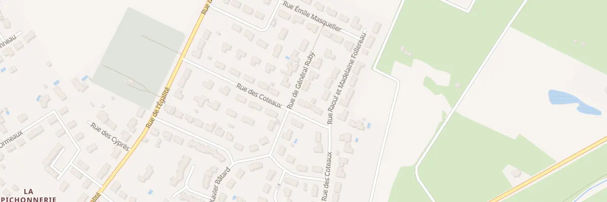 Plan du 34 Rue des Côteaux à Saint-Maur
