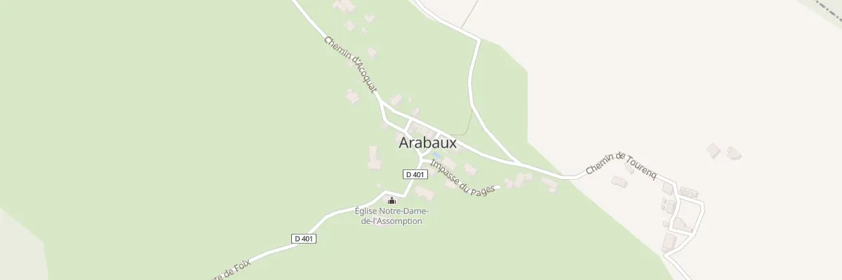 Plan du 15 Arabaux et Andrious à Arabaux