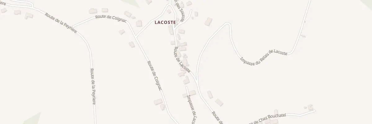 Plan du 5079 Lacoste à Dampniat