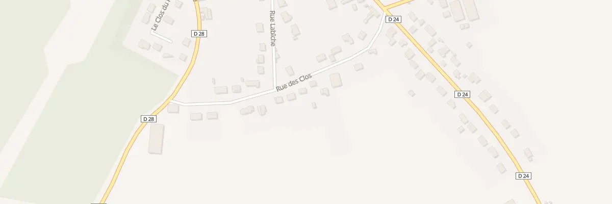 Plan du 5B Rue des Clos à Houville-la-Branche