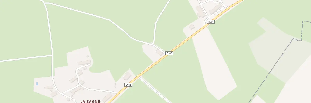 Plan du 33 La Sagne à Sagnat
