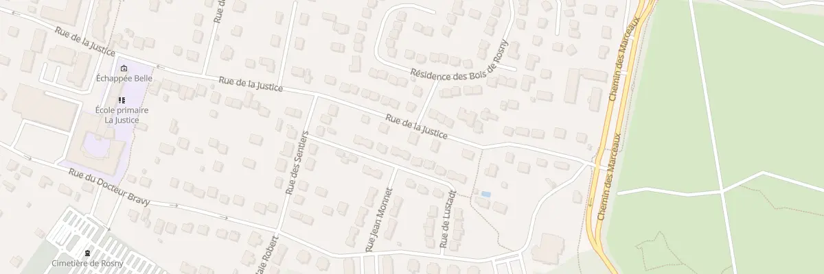 Plan du 58 Rue de la Justice à Rosny-sur-Seine