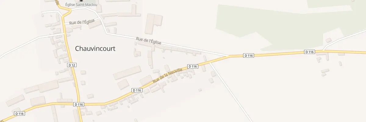 Plan du 10 Rue de l’Eglise à Chauvincourt-Provemont