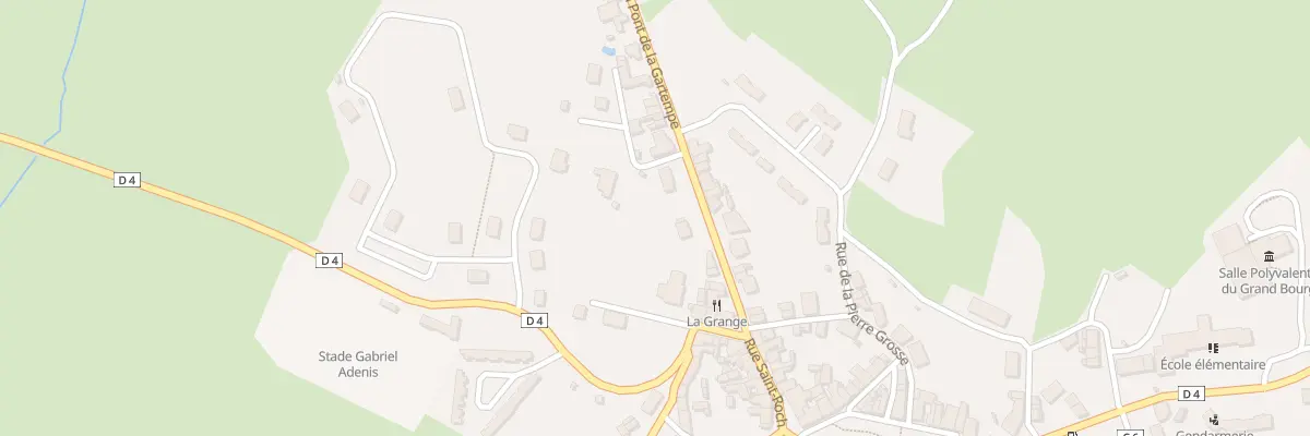 Plan du 38 Rue du Pont de la Gartempe au Grand-Bourg