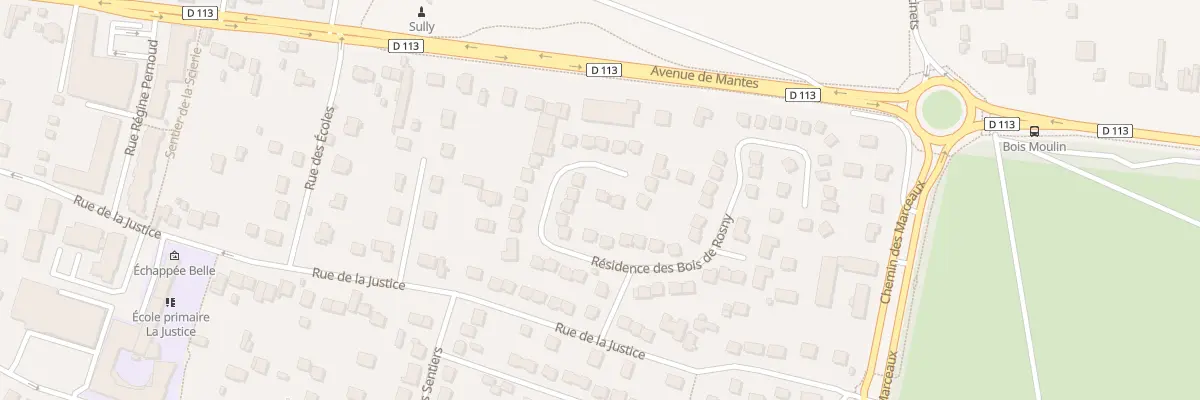 Plan du 5 Rue des Bois de Rosny à Rosny-sur-Seine