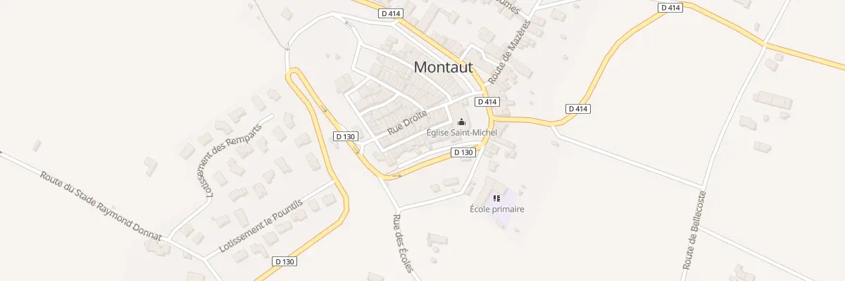 Plan du 11 Rue Cadaoucou à Montaut