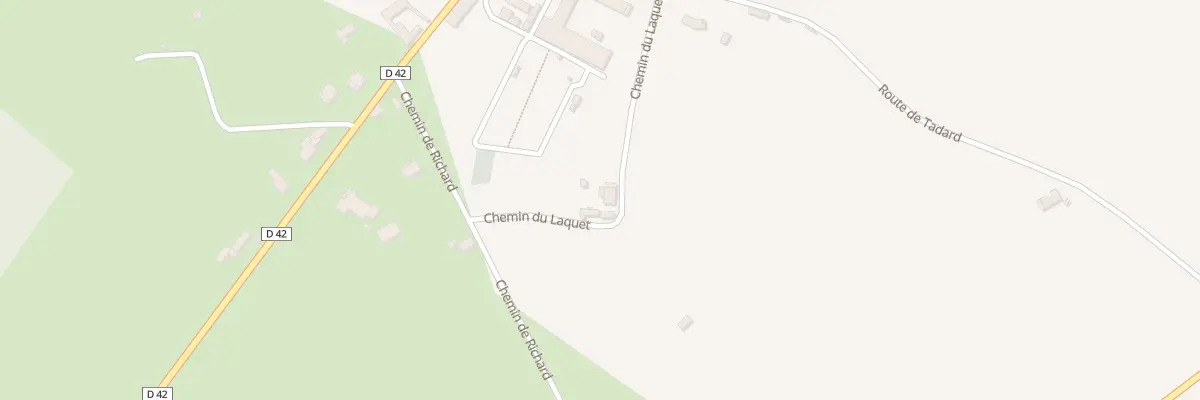 Plan du 198 Che du Laquet à Vaylats