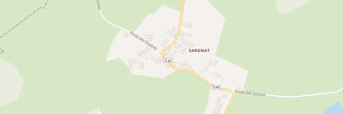 Plan du 5085 Sargnat à Montboucher