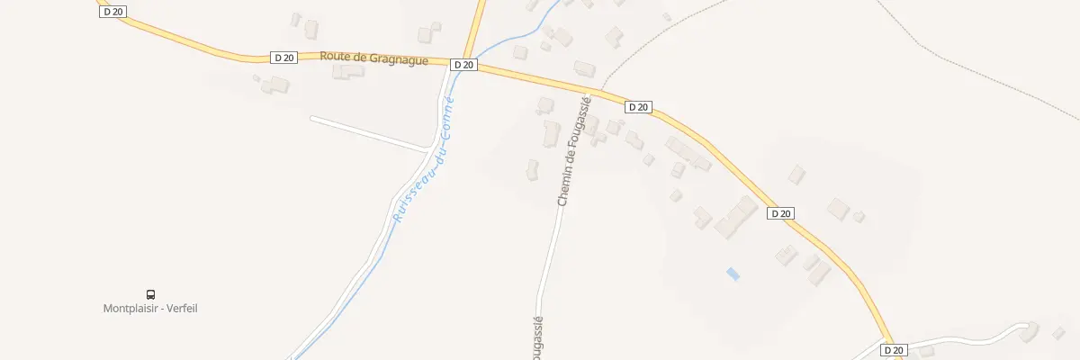 Plan du 499 Che d’En Fougassie à Verfeil